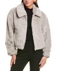 Cece - Zip Front Short Blouson Jacket - Lyst