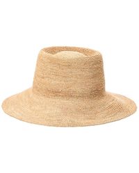 Bruno Magli - Crochet Straw Bucket Hat - Lyst