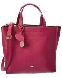 Furla - Divide It Small Leather Tote - Lyst