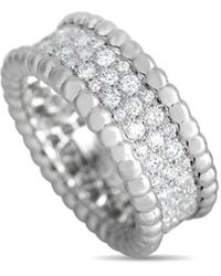 Van Cleef & Arpels - 18K 1.16 Ct. Tw. Diamond Perle Ring (Authentic Pre-Owned) - Lyst