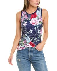 Johnny Was - Crossover Tank Top - Lyst