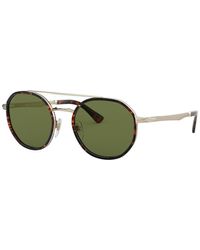 Persol Unisex 0po2456s 53mm Sunglasses - Green