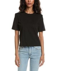 Theory - Crop Boyfriend T-Shirt - Lyst