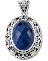 Samuel B. - 18K & 4.90 Ct. Tw. Sapphire Pendant - Lyst