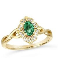 Le Vian - Le Vian 14k 0.40 Ct. Tw. Diamond & New Emerald Ring - Lyst