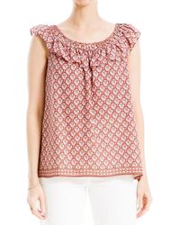 Max Studio - Flutter Sleeve Top - Lyst