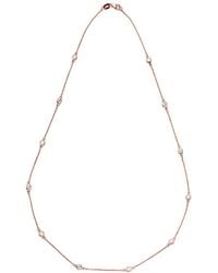 Suzy Levian - 14k Rose Gold 1.80 Ct. Tw. Diamond Station Necklace - Lyst