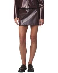Joe's Jeans - The Vegan Patent Leather Mini Skirt - Lyst