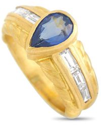 Judith Ripka - Judith Ripka Y 18k 1.80 Ct. Tw. Diamond & Sapphire Ring - Lyst