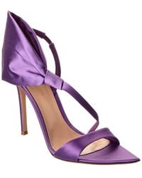 Gianvito Rossi - Dositea 105 Satin Slingback Sandal - Lyst