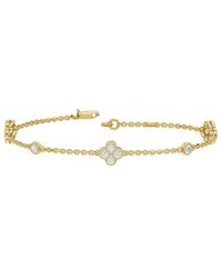 Lab Grown Diamonds - 14K 1.43 Ct. Tw. Lab-Grown Diamond Bracelet - Lyst
