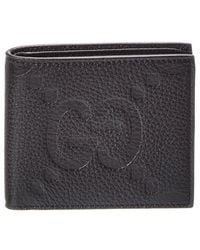 Gucci - Jumbo Gg Leather Bifold Wallet - Lyst