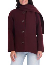 Kensie - Faux Wool Jacket - Lyst