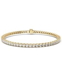 Lab Grown Diamonds - 14K 15.00 Ct. Tw. Lab-Grown Diamond Tennis Bracelet - Lyst