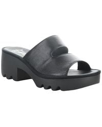 Fly London - Tech Leather Sandal - Lyst