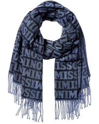 Missoni - Logo Wool-blend Scarf - Lyst