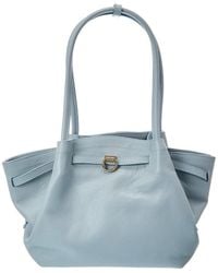 Italian Leather - Alix Leather Top Handle Bag - Lyst