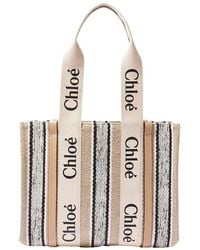 Chloé - Woody Medium Tote Bag, Never Carried (Authentic Pre-Loved) - Lyst