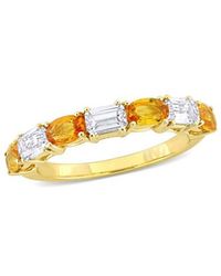 Rina Limor - 14K 2.10 Ct. Tw. Gemstone Half-Eternity Ring - Lyst