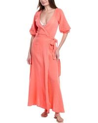 9seed - Gauze Wrap Maxi Dress - Lyst