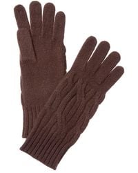 Hannah Rose - Wide Cable Cashmere Gloves - Lyst
