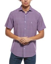 Tailorbyrd - Moroccan Tile Printed Performance Shirt - Lyst