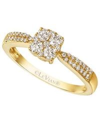 Le Vian - 14K 0.44 Ct. Tw. Diamond Cluster Ring - Lyst