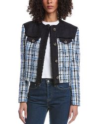 BOSS - Josola Tweed Jacket - Lyst