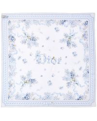 Dior - Lilac Silk Scarf - Lyst