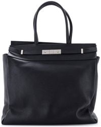 Saint Laurent - Leather Manhattan Tote North South (Authentic Pre-Loved) - Lyst