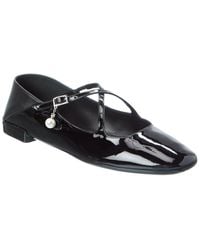 Jimmy Choo - Eleri Patent Ballerina Flat - Lyst