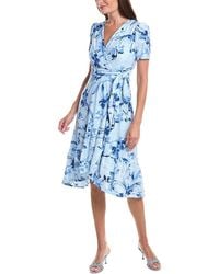 London Times - Midi Dress - Lyst