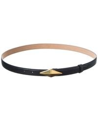 Jimmy Choo - Diamond Clasp Leather Belt - Lyst