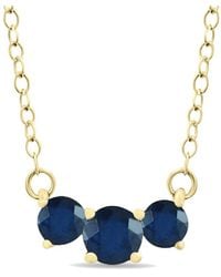 Gemstones - 14k 0.96 Ct. Tw. Sapphire Necklace - Lyst