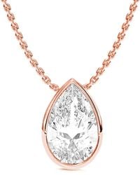 Amairah - 14K 5.00 Ct. Tw. Lab-Grown Diamond Solitaire Pendant Necklace - Lyst