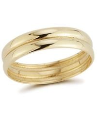 Ember Fine Jewelry - 14k Double Band Ring - Lyst