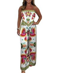 CHARLOTTE GREEN - 2Pc Top & Pant Set - Lyst