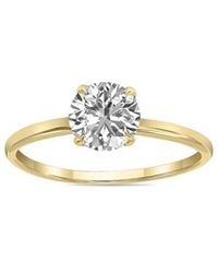 Lab Grown Diamonds - 14K 1.00 Ct. Tw. Lab-Grown Diamond Solitaire Ring - Lyst