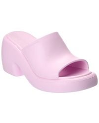 Ferragamo - Deva Rubber Platform Mule - Lyst
