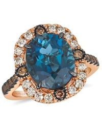 Le Vian - Modern Romance 14K Rose 5.74 Ct. Tw. Diamond & Topaz Ring - Lyst