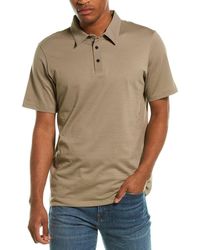 Theory Silk Covered Plaquet Dressy Polo 