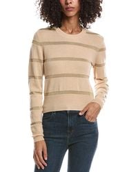 Brodie Cashmere - Simone Stripe Cashmere-Blend Cashmere Sweater - Lyst