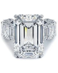 Lab Grown Diamonds - 14K 10.00 Ct. Tw. Lab-Grown Diamond Lucida Ring - Lyst