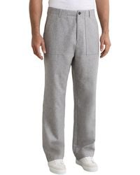 Reiss - Chain Wool-Blend Wide Leg Trouser - Lyst