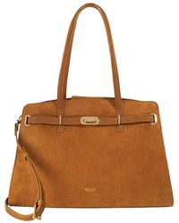 Dune - Define Suede Tote - Lyst
