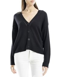 Max Studio - Linen-Blend Cardigan - Lyst