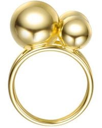 Genevive Jewelry - 14K Cz Statement Ring - Lyst