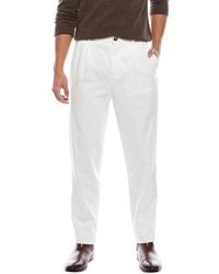 Brunello Cucinelli - Pleated Easy Fit Pant - Lyst