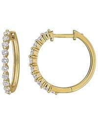 Created Forever - 0.66 Ct. Tw. Lab-Grown Diamond Hoop Earrings - Lyst
