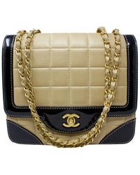 Chanel - Quilted Lambskin Leather Chocolate Bar Single Cc Flap Bag (Authentic Pre-Owned) - Lyst